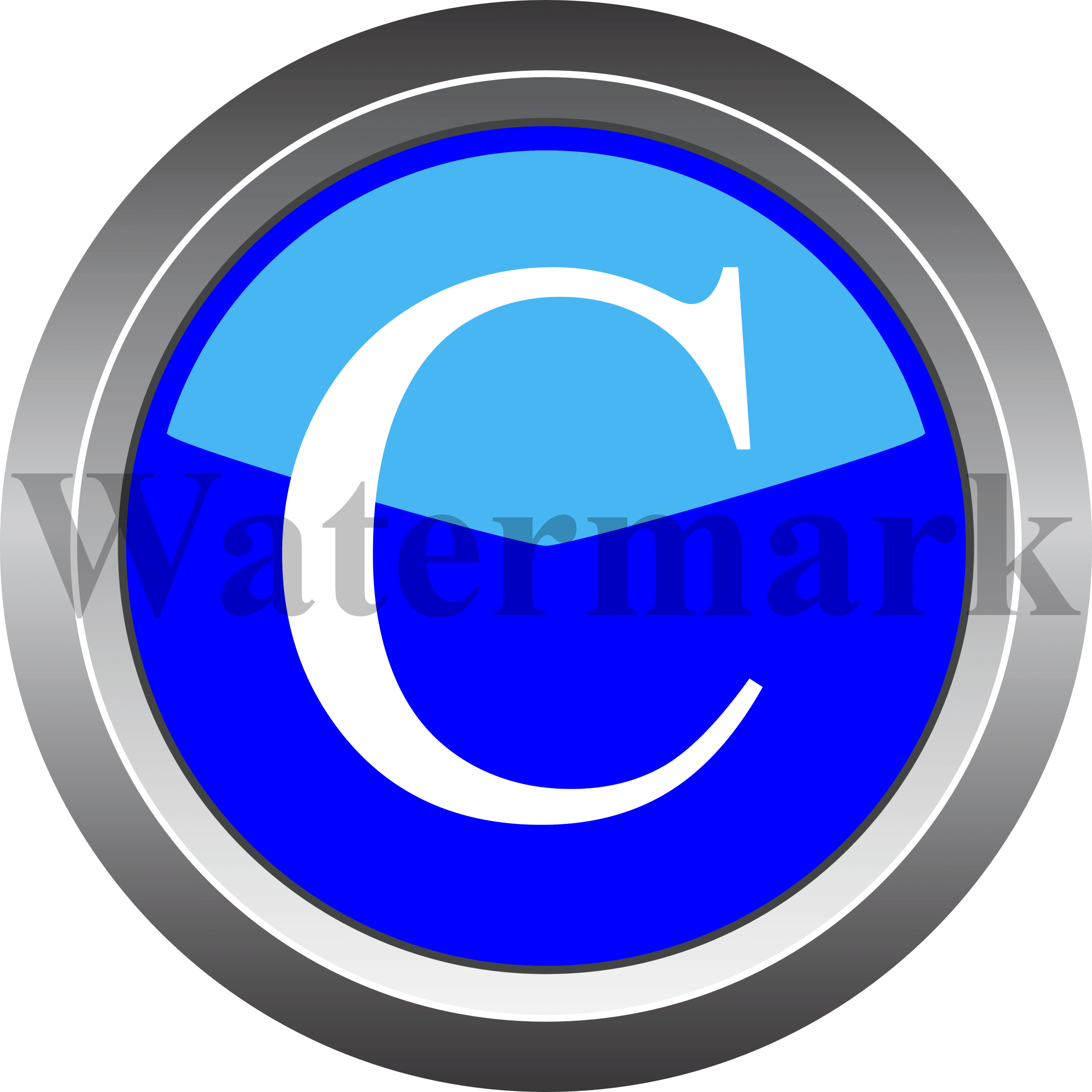 Capital Letter C, Upper Case Letter C, Blue Circle Letter C | Best English Letters & Numbers Download at an Affordable price!
