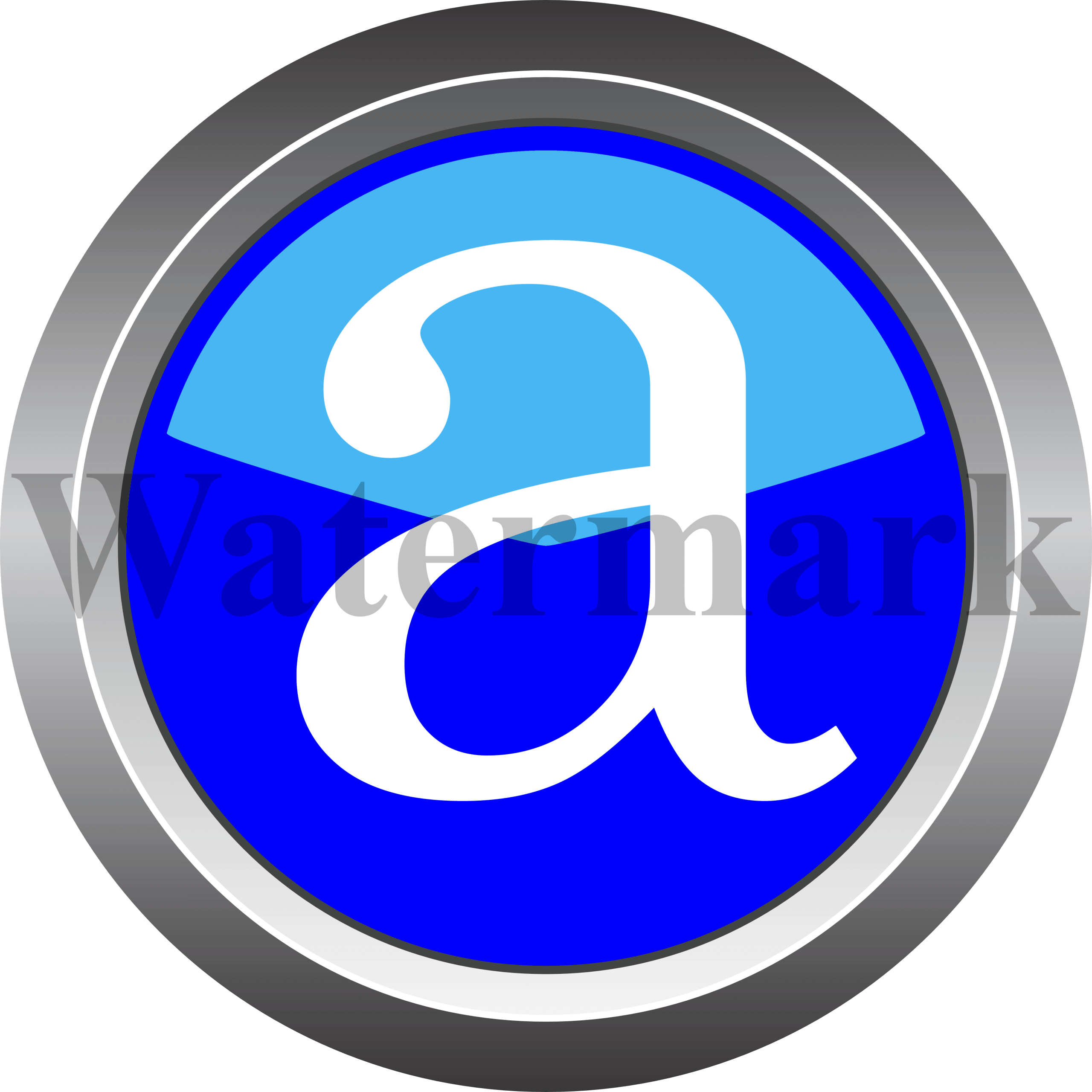 Lower Case Letter a, Small Letter a, Blue Circle Letter a. English Letters & Numbers