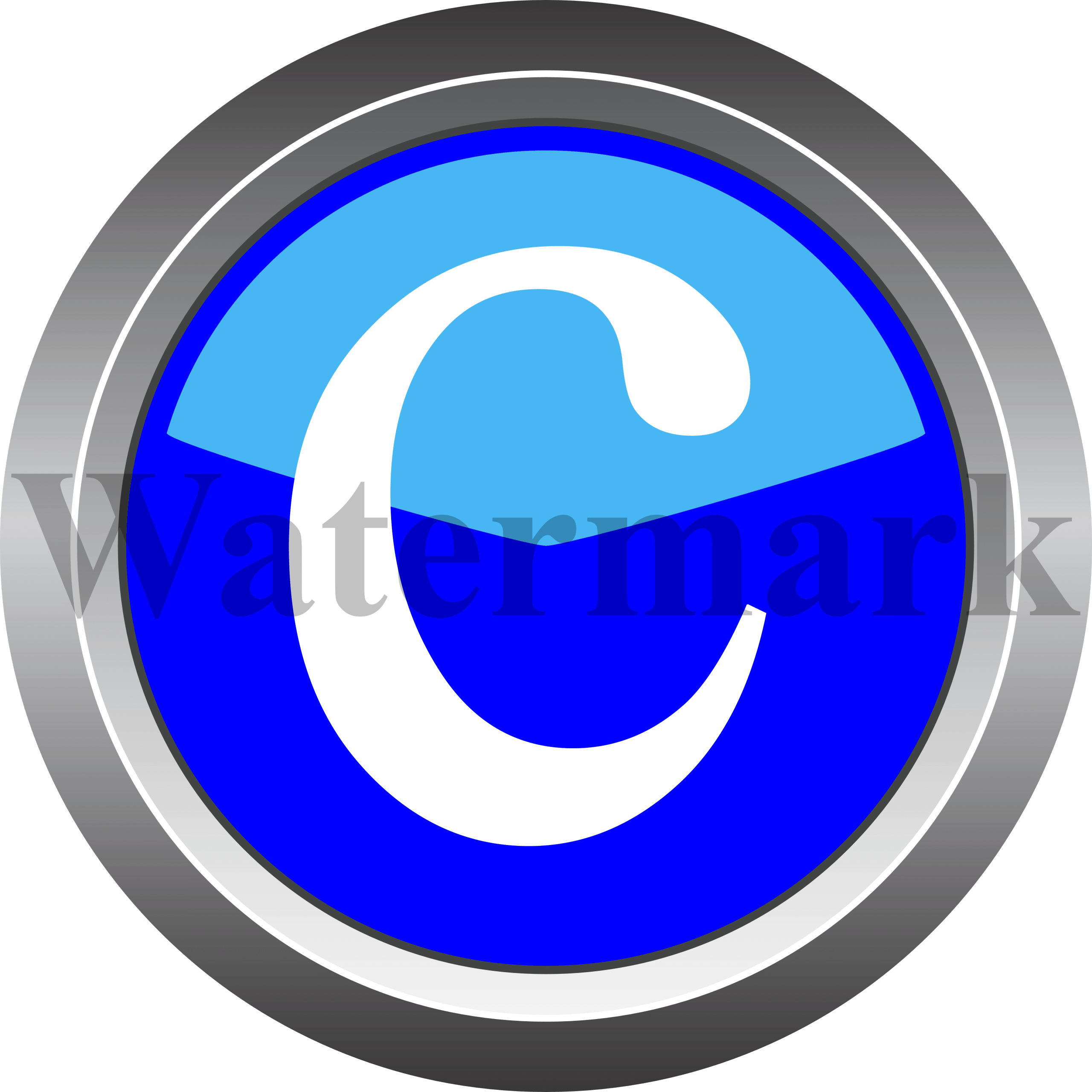 Lower Case Letter c, Small Letter c, Blue Circle Letter c