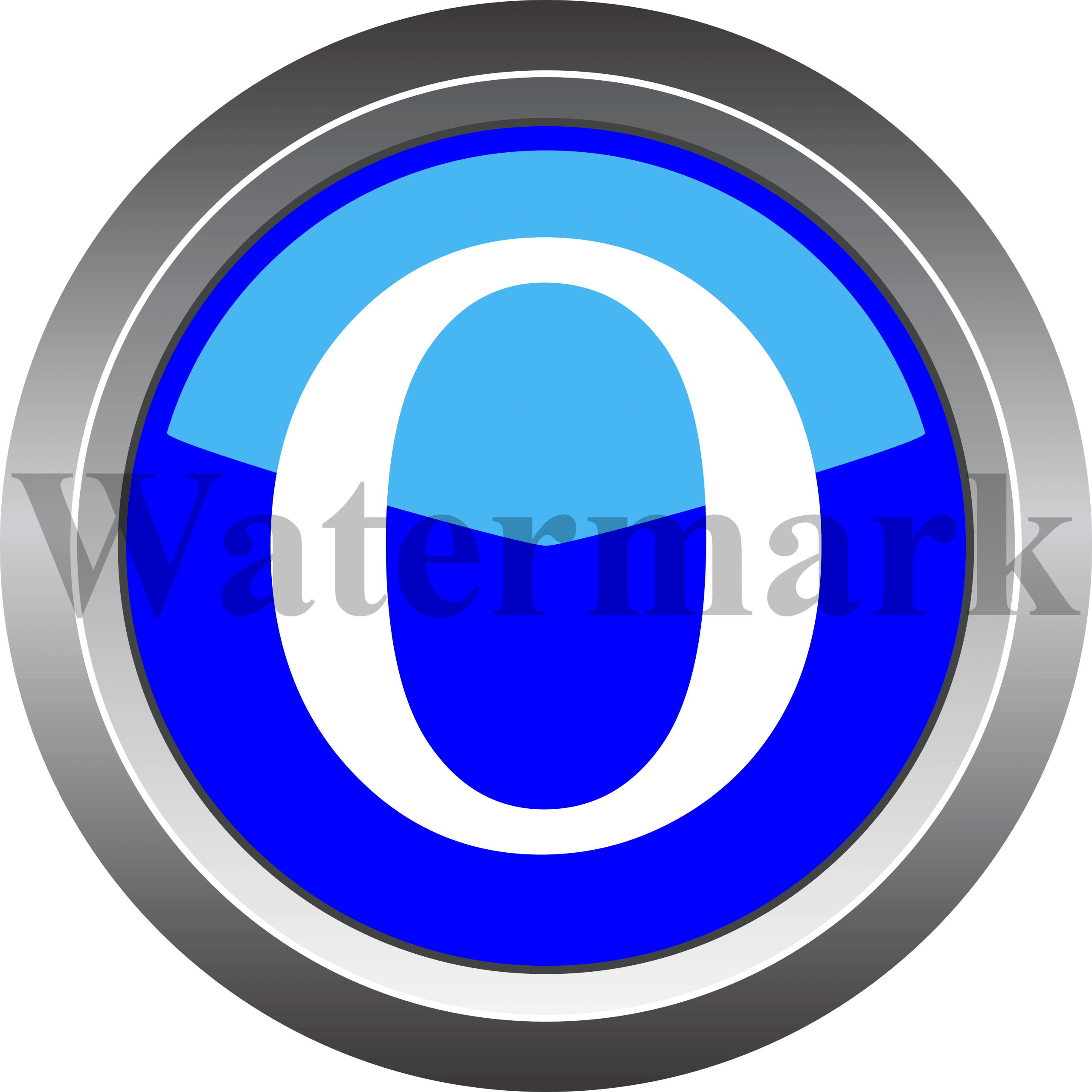 Lower Case Letter o, Small Letter o, Blue Circle Letter o