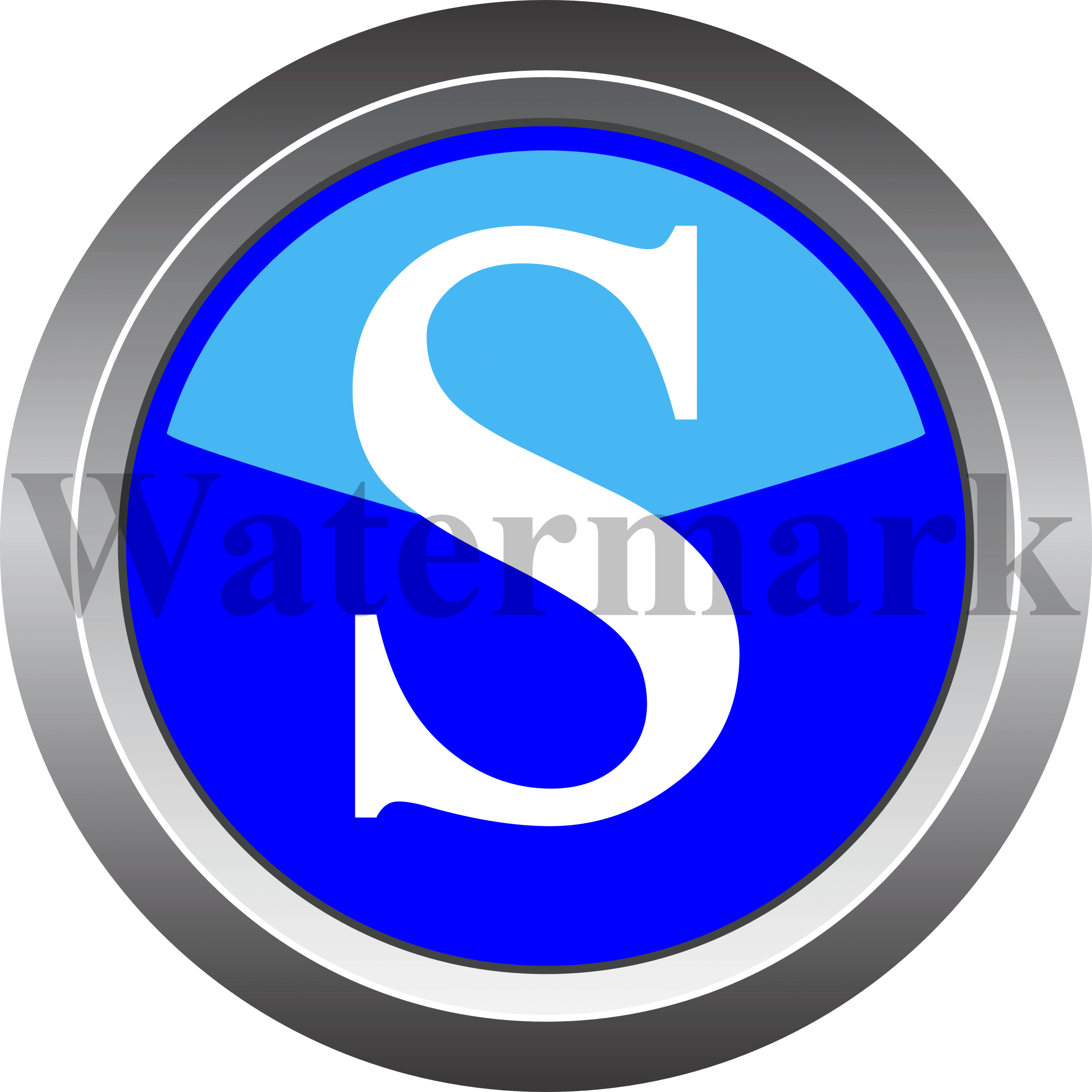 Lower Case Letter s, Small Letter s, Blue Circle Letter s