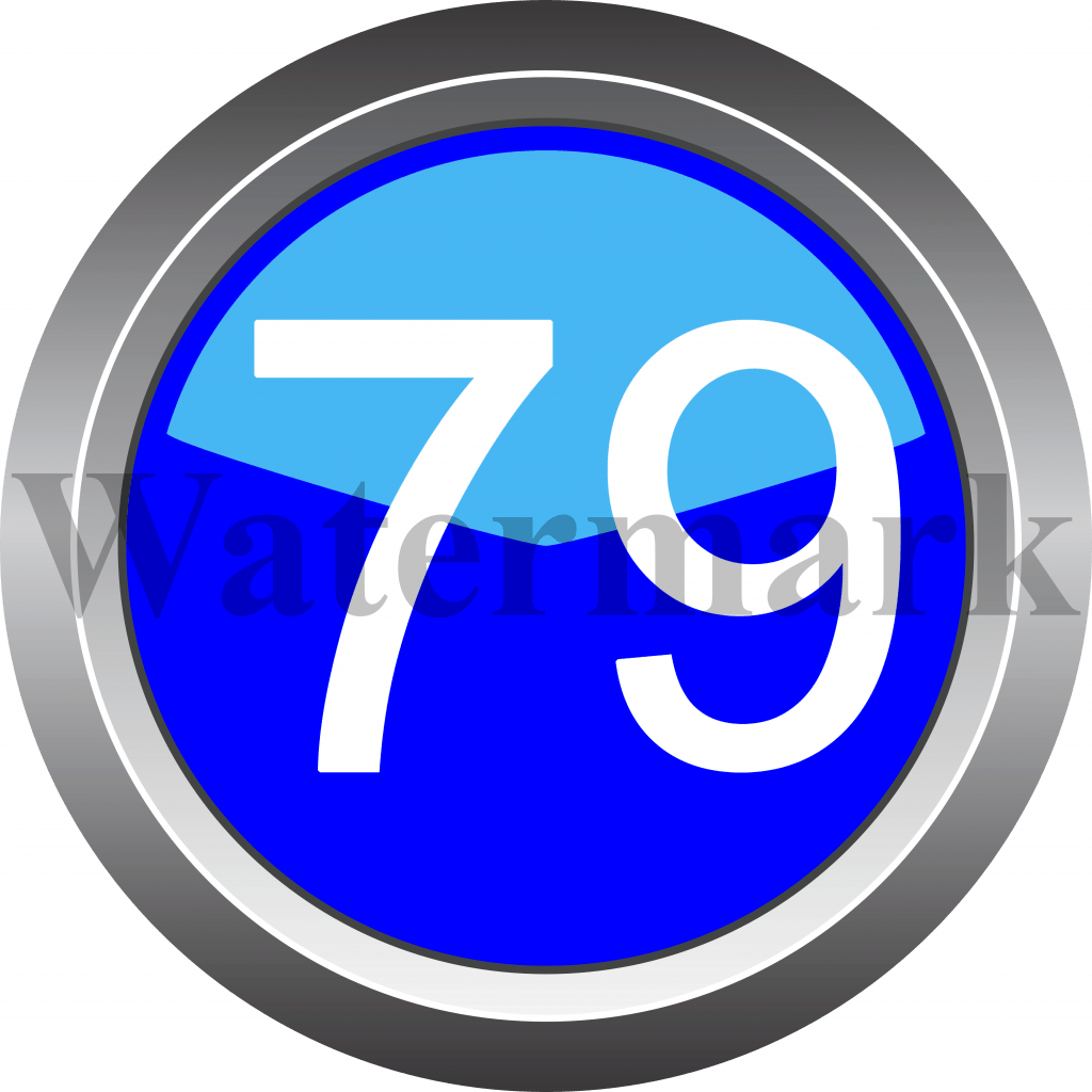 Number 79, Blue Circle Number 79