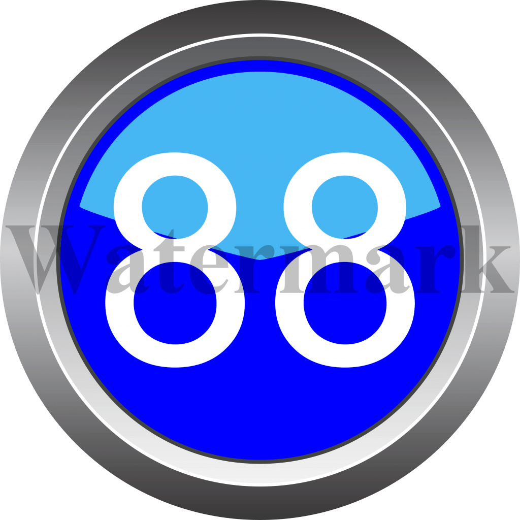 Number 88, Blue Circle Number 88