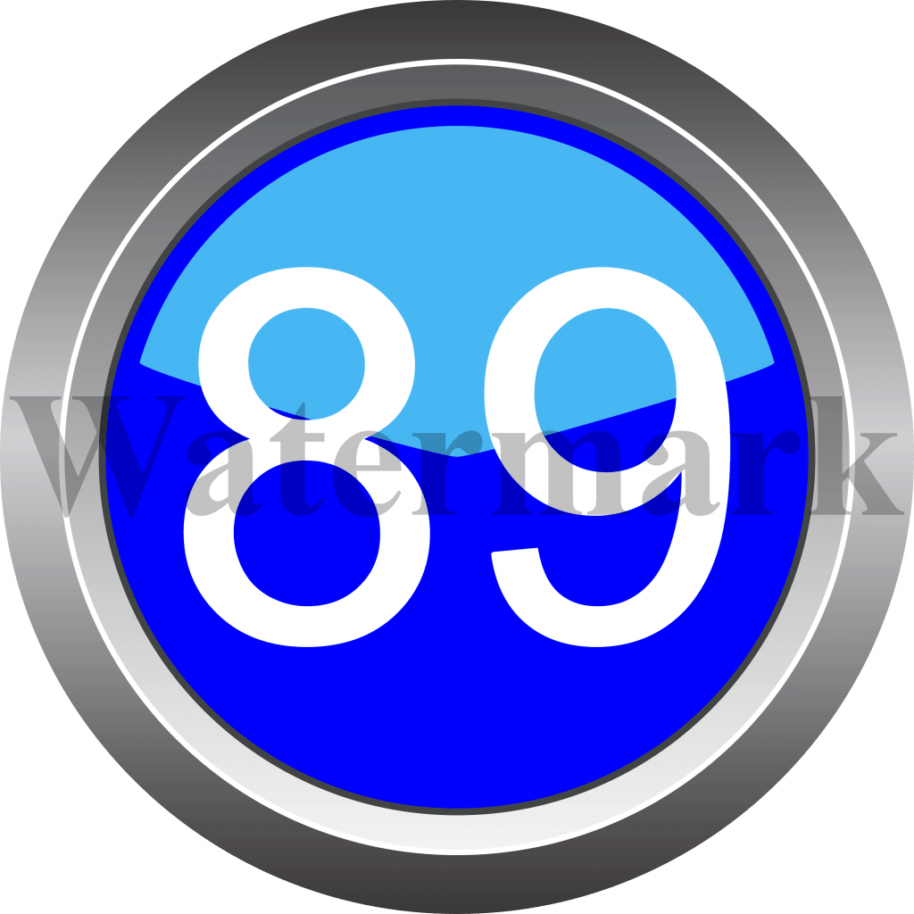 Number 89, Blue Circle Number 89