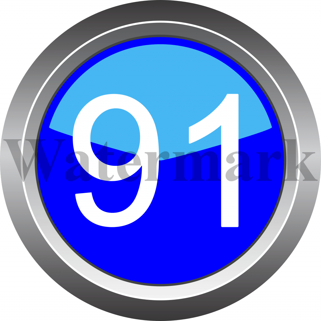 Number 91, Blue Circle Number 91