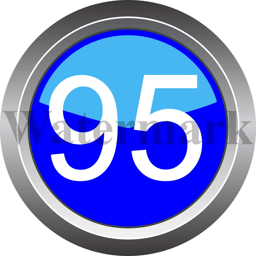 Number 95, Blue Circle Number 95